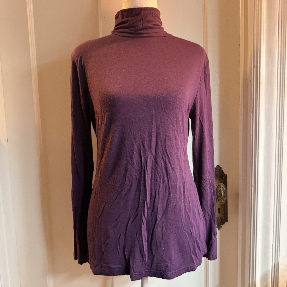 H&M Women's Purple Turtleneck Size M